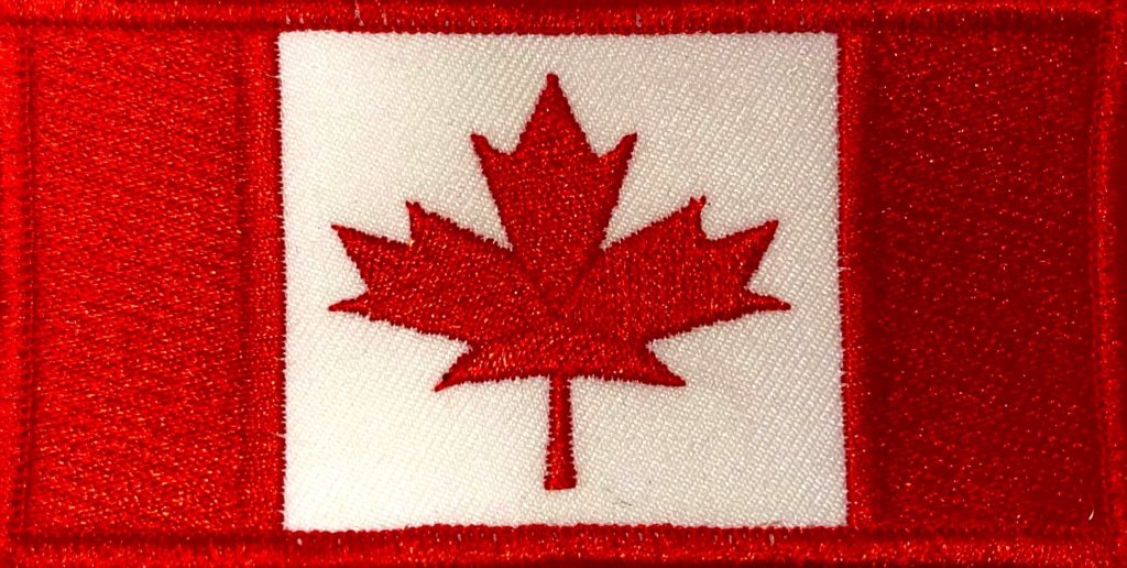 Canadian National Flag Patch