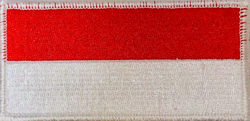 Indonesian National Flag Patch