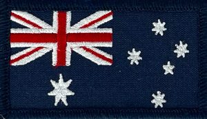 Australian Flag Patch 4x7cm