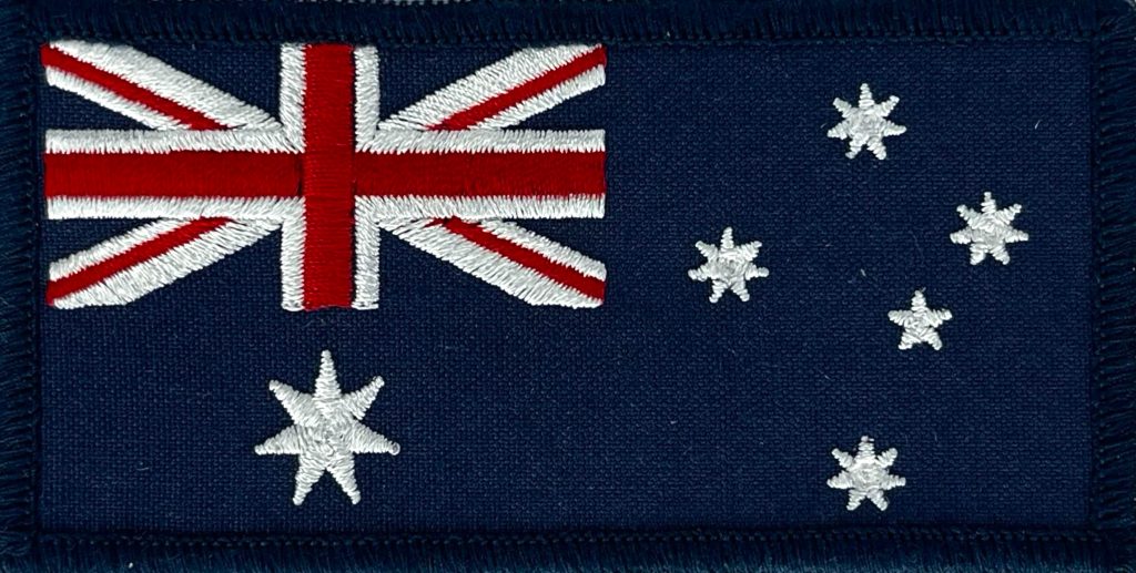 Australian Flag Patch 5x10cm