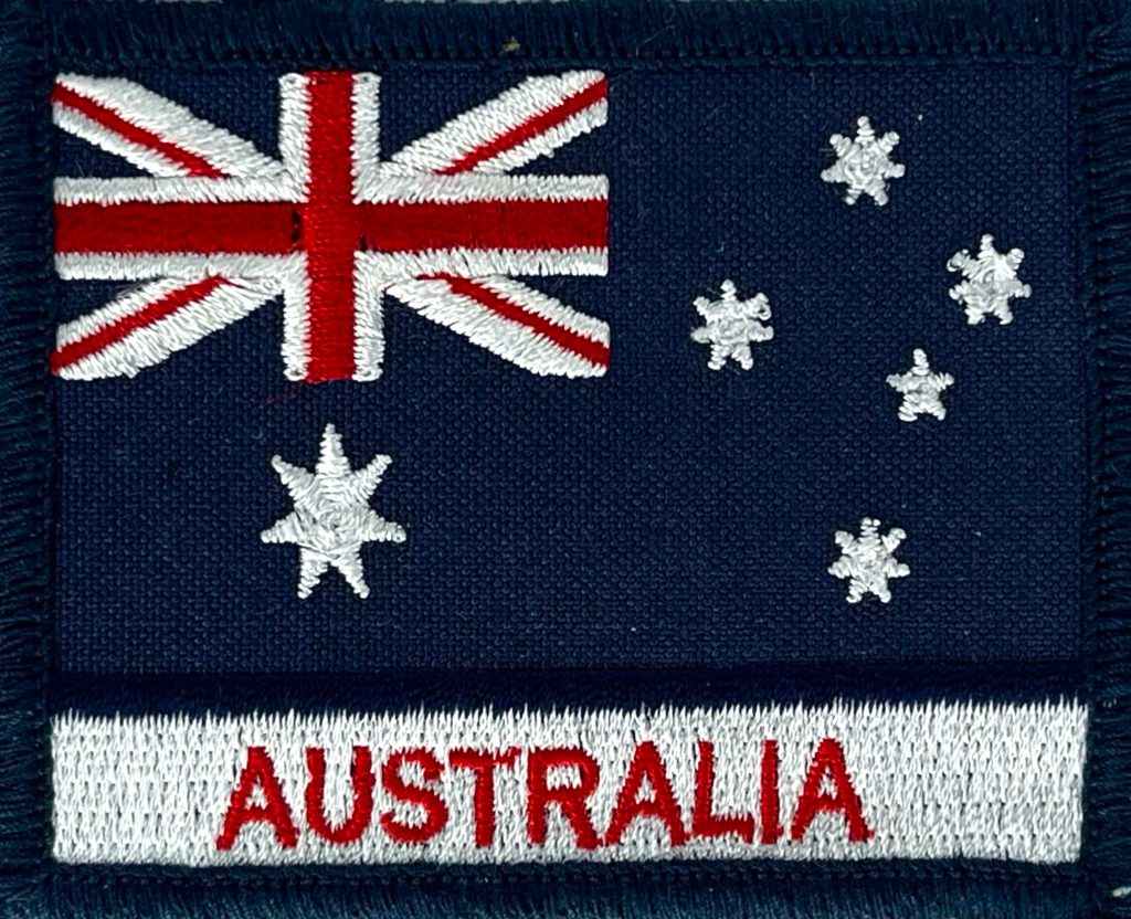 Australian Flag Patch Square