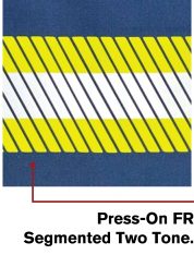 REFLECTIVE TAPE_Press-On_Two-Tone-Segmented REFLECTIVE TAPE_Press-On_Two-Tone-Segmented